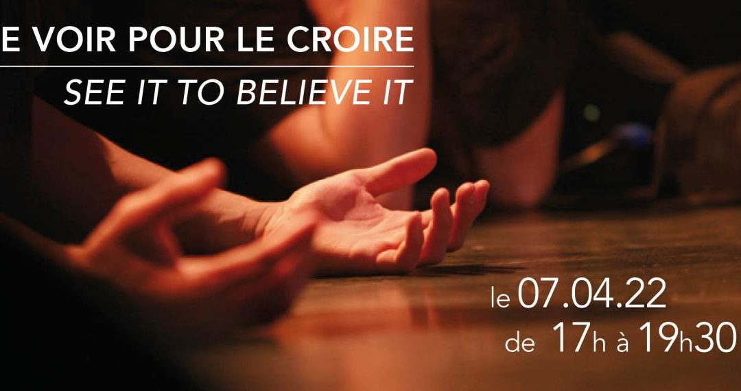 Événement – Exposition photographique : “Le Voir pour le Croire” au GED – du 7 avril au 13 mai 2022