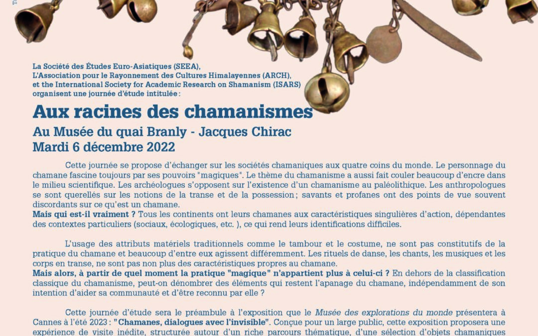Journée d’études – “Aux racines des chamanismes” au Musée du quai Branly – 5 décembre 2022