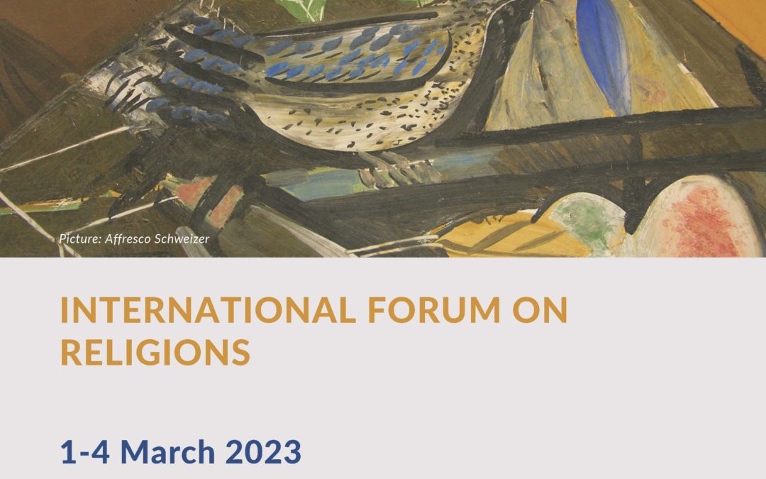 Colloque – International Forum on Religion – 1 au 4 mars 2023